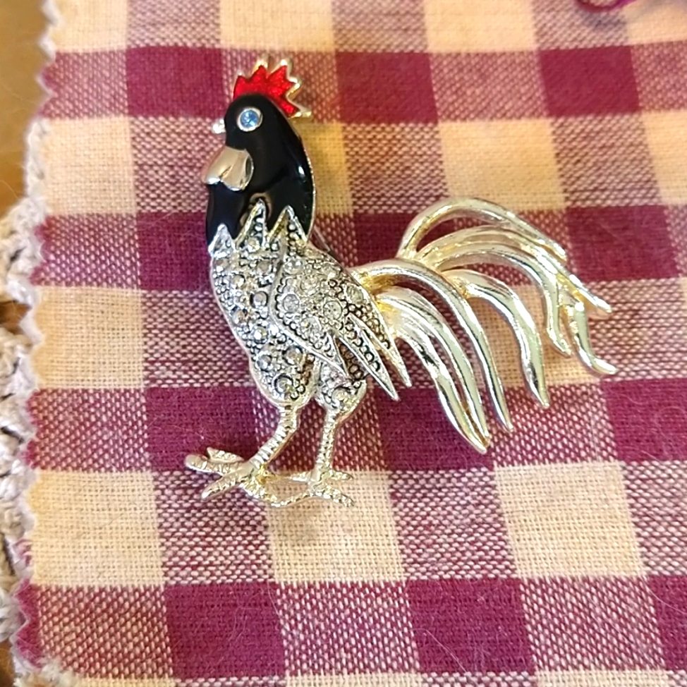 Rooster Pin